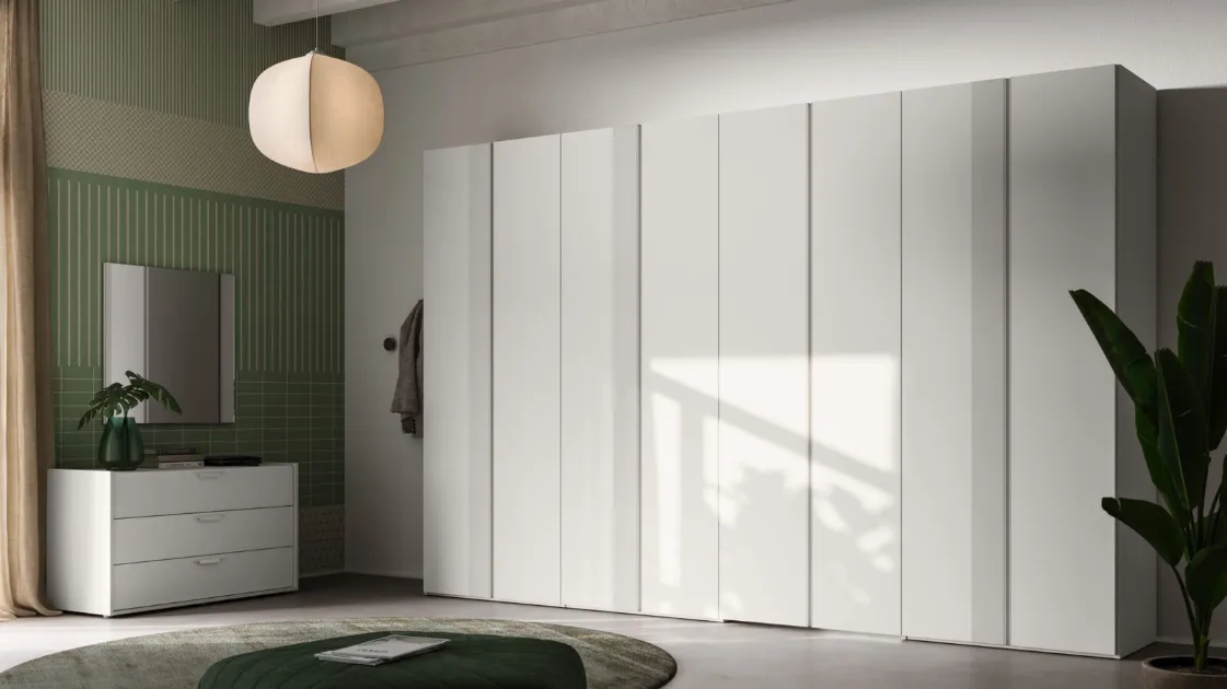 Terna sliding door wardrobe + Tratto 34 by Orme.