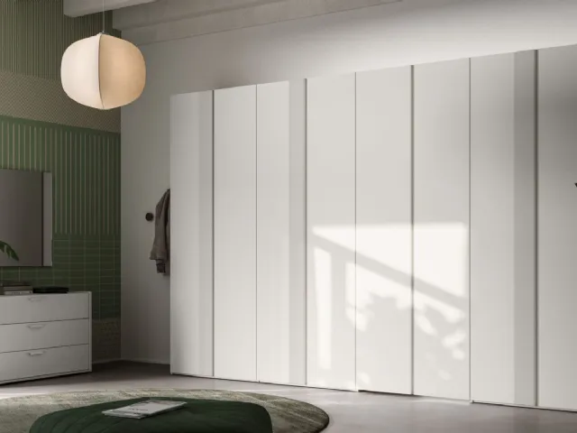 Terna sliding door wardrobe + Tratto 34 by Orme.