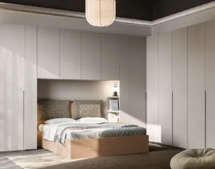 Corner wardrobe with bridge Tratto 1200 31 by Orme