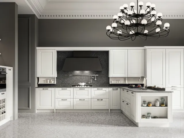 Classic Kitchen with Asolo 04 Peninsula by Arredo3
