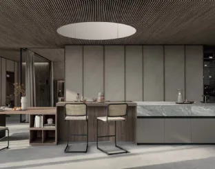 Loggia In 03 by Zampieri Cucine: Design Kitchen with island.