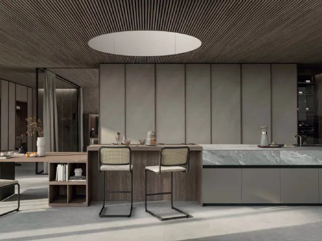 Loggia In 03 by Zampieri Cucine: Design Kitchen with island.