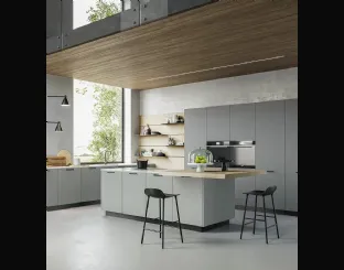 Modern All-Around Kitchen D20 02 by Doimo Cucine