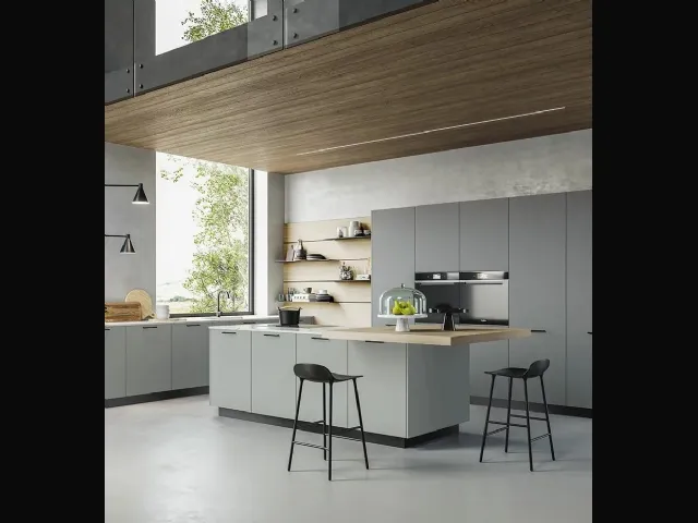 Modern All-Around Kitchen D20 02 by Doimo Cucine