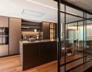 Modern All-Around Kitchen D23 03 by Doimo Cucine
