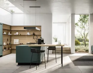 Modern kitchen with Alma 02 island by Arredo3