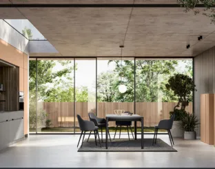 Modern linear kitchen Cloe 04 by Arredo3.