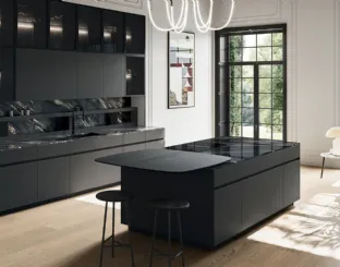 Modern Kitchen with Glass Island 2|0 04 by Arredo3