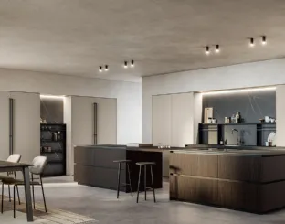 Modern Kitchen with Kalì 04 Island by Arredo3