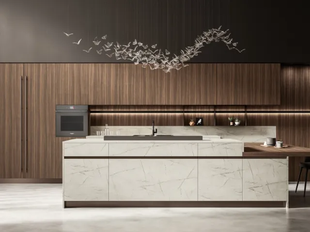 Modern kitchen with island Kalì 07 by Arredo3