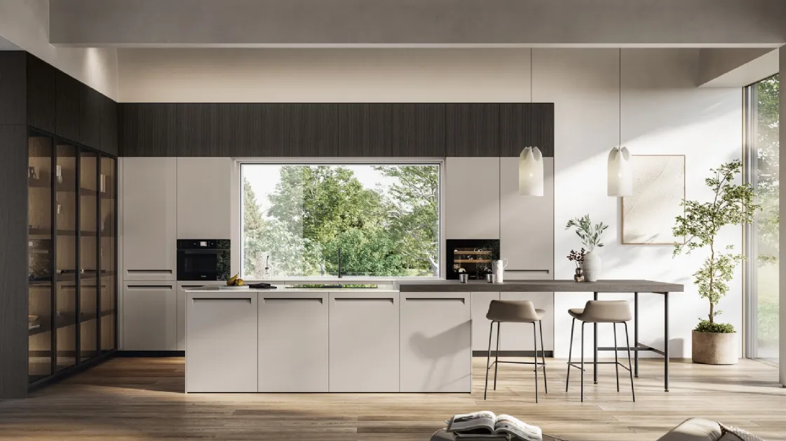 Modern kitchen with Tekna 01 island by Arredo3.