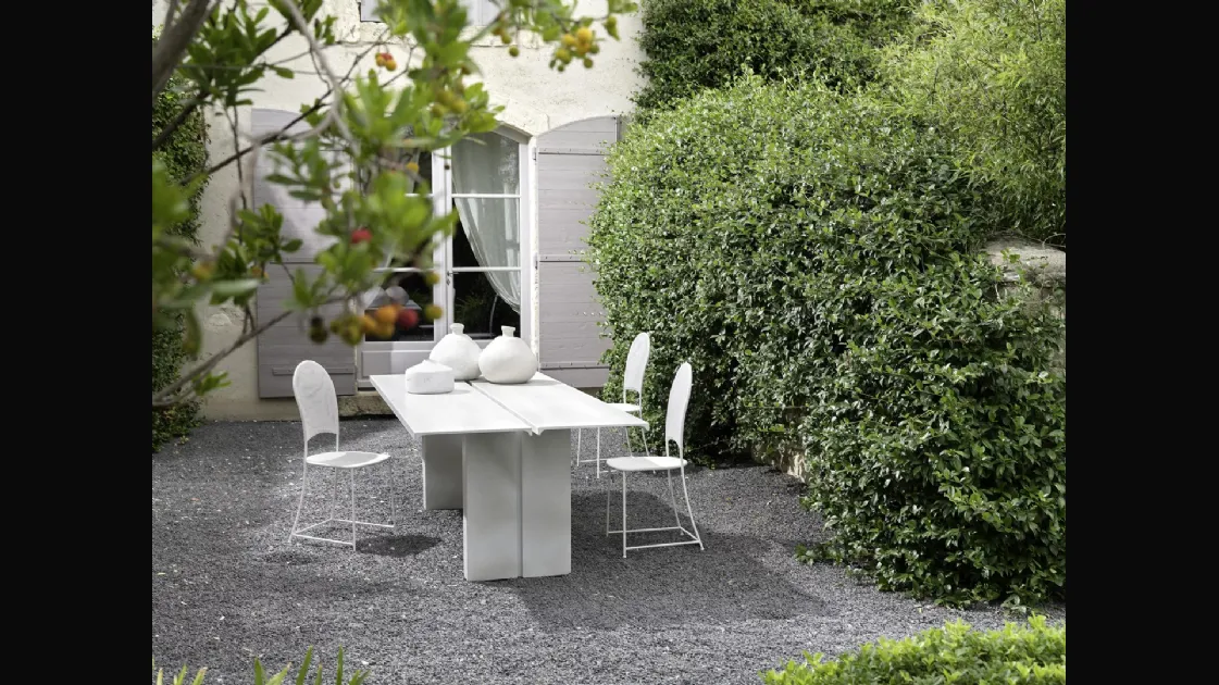 Chair Inout 873 in aluminum by Gervasoni