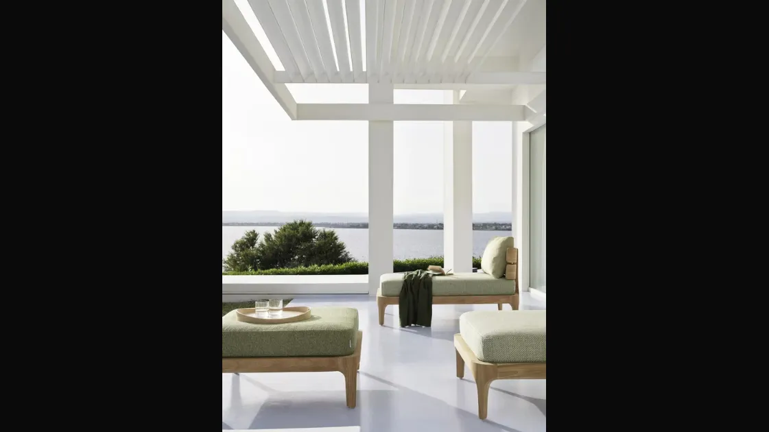 Mediterranean Pouf by Gervason
