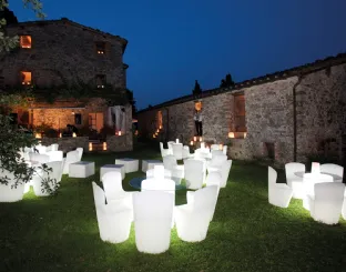 Zoe outdoor luminous chair by Slide