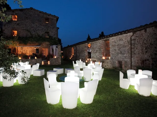 Zoe outdoor luminous chair by Slide