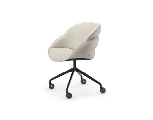 Camilla Wheels swivel office chair by Cattelan Italia
