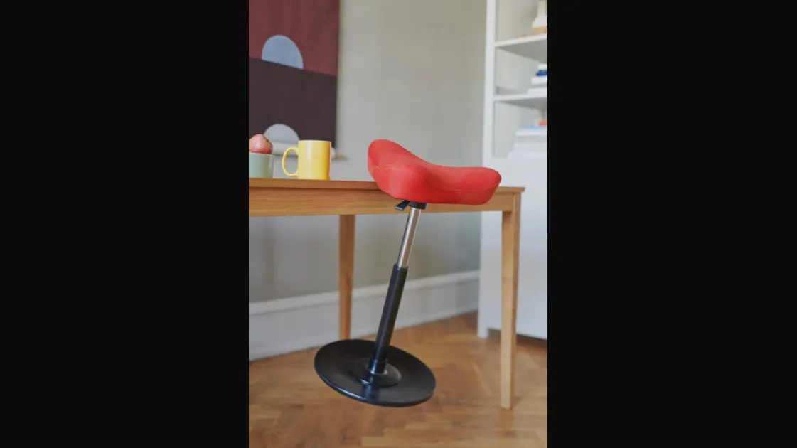 Move Compact adjustable height home office stool by Varier