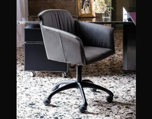 Swivel executive chair Tyler Wheels by Cattelan Italia