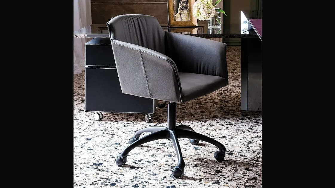 Swivel executive chair Tyler Wheels by Cattelan Italia