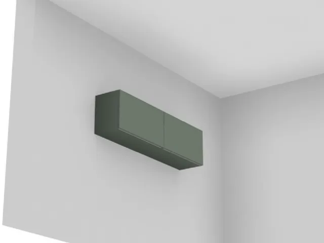 Pair of Cloe model wall units