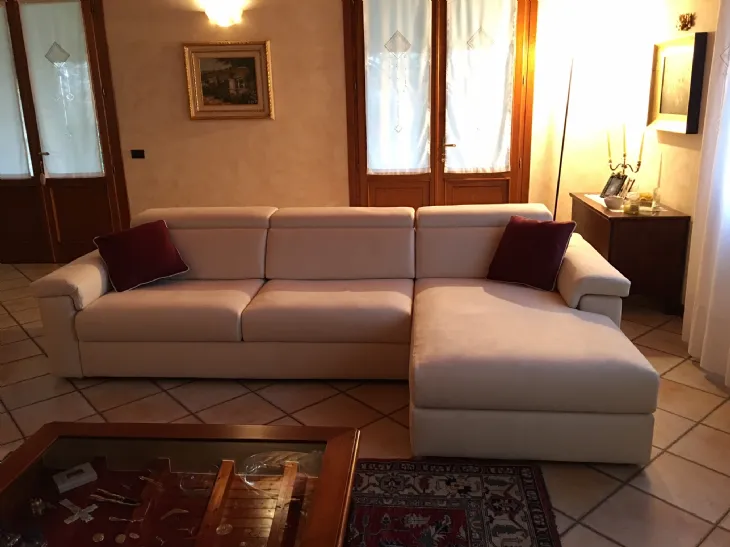 Stone sofa with removable seats