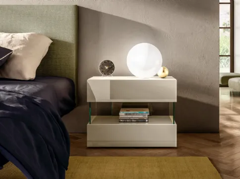 Air White Bedside Table